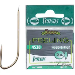 SENSAS Hameçons-Hameçons coup feeling 4530 bronze (x15)