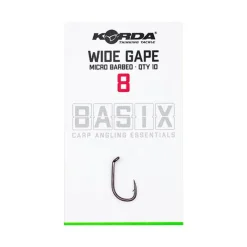 KORDA Découverte Pêche À La Carpe|Acc.Montages/Hameçons-Hameçons basix wide gape (x10)