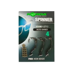 KORDA Acc.Montages/Hameçons-Hameçons montés carpe spinner hook sections krank