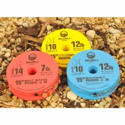 GURU Hameçons / Bas De Ligne Feeder-Hameçons montés coup bayonnets qm1 38cm (x8)