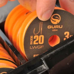 GURU Hameçons / Bas De Ligne Feeder-Hameçons montés coup lwgf feeder rig 1m (x8)