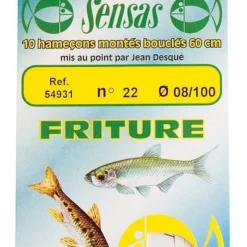 SENSAS Hameçons-Hameçons montés coup friture (x10)