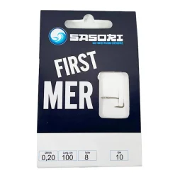 SASORI Montages / Hameçons-Hameçons Montés First Mer 100cm (x10)