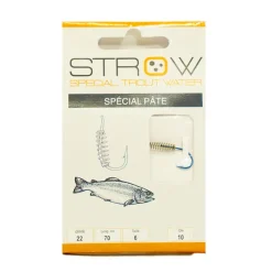 STROW Lignes Et Accessoires De Montage-Hameçons Montés Hameçon à ressort Spécial Pâte