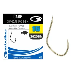 GARBOLINO Hameçons-Hameçons Non-Montés Carp Special Profile 2620BN