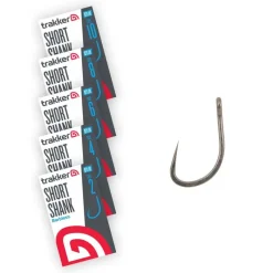 TRAKKER Acc.Montages/Hameçons-Hameçons Short Shank Hooks Barbless x5