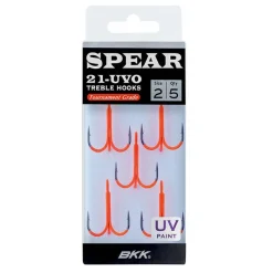 BKK Hameçons Et Montages-Hameçons Triples Spear 21 UVO