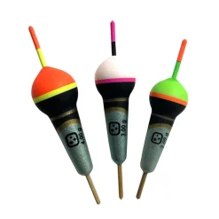 STROW Lignes Et Accessoires De Montage-KIT 3 FLOTTEURS TRUITE TOULOUSAINS 4G FENDU ABC