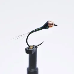 SILVER STONE Mouches|Leurres À Truite-Kit 3 nymphes perdigones olives h14 bille cuivre tung 2,8 mm