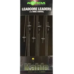 KORDA Acc.Montages/Hameçons-Leadcore carpe heli 1m x3