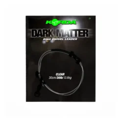 KORDA Acc.Montages/Hameçons-Leader Dark Matter Leader Ring Swivel 30 lb 30 cm