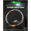 KORDA Acc.Montages/Hameçons-Leader dark matter leader 1m qc hybrid clip
