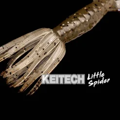 KEITECH Leurres-Leurre Souple Créature Little Spider 8.9cm, 2g (x8)