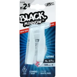 FIIISH Leurres-Leurre Souple Combo Black Minnow 105 Shore 10,5cm 8g