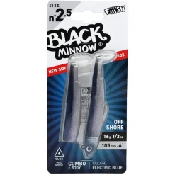 FIIISH Leurres-Leurre Souple Combo Black Minnow 105 Offshore 10,5cm 16g