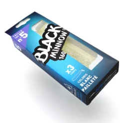 FIIISH Pêche Aux Leurres|Leurres-Leurre souple corps black minnow 160 16cm (x3)