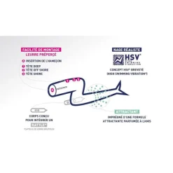 FIIISH Pêche Aux Leurres|Leurres-Leurre souple corps crazy sand eel 220 22cm (x3)