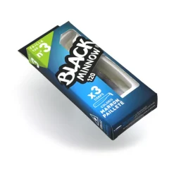 FIIISH Pêche Aux Leurres|Leurres-Leurre souple corps black minnow 120 12cm (x3)