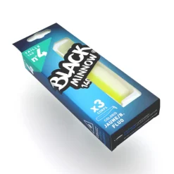 FIIISH Pêche Aux Leurres|Leurres-Leurre souple corps black minnow 140 14cm (x3)