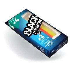 FIIISH Pêche Aux Leurres|Leurres-Leurre souple corps black minnow 140 14cm (x3)