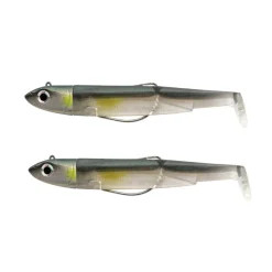 FIIISH Leurres|Leurres-Leurre souple Double Combo Black Minnow 120 Offshore 25g
