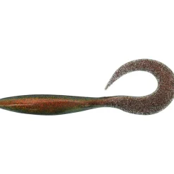 SAWAMURA Leurres-Leurre Souple Grub One Up Curly 7.5cm, 3.8g (x6)