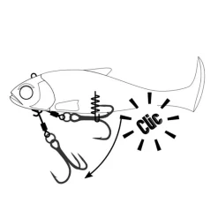 FIIISH Leurres-Leurre Souple Shad Blaster Shad 16cm, 53g