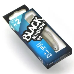 FIIISH Leurres À Truite|Pêche Aux Leurres-Leurre Souple Shad Combo Black Minnow 90 Shore 9cm, 5g