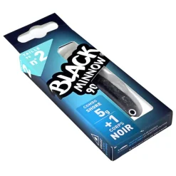 FIIISH Leurres À Truite|Pêche Aux Leurres-Leurre Souple Shad Combo Black Minnow 90 Shore 9cm, 5g