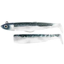 FIIISH Pêche Aux Leurres|Leurres-Leurre Souple Shad Combo Black Minnow 90 Off Shore 9cm, 10g