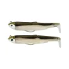 FIIISH Leurres À Truite|Leurres-Leurre Souple Shad Double Combo Shore Black Minnow 120, 12g