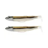 FIIISH Leurres À Truite|Leurres-Leurre Souple Shad Double Combo Offshore Black Minnow 70, 6g