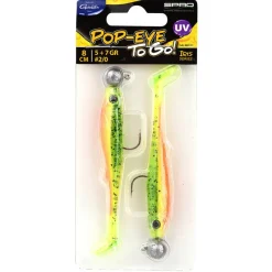 SPRO Leurres-Leurre Souple Shad Monté Iris Popeye 8cm, 5+7g (x2)