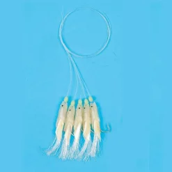 FLASHMER Bas De Lignes / Lignes Montées|Leurres-Leurre train de plumes mer alevins 5 hamecons 1/0