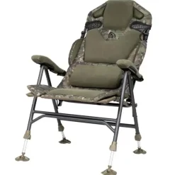 TRAKKER Bivouac/Confort-Level Chair Levelite Camo Longback Recliner Chair