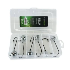 OVERFIGHT Leurres-Lot Têtes Plombées Jig Head Box #9/0 (x6)