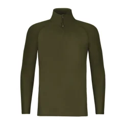 KORDA Vêtements-Maillot a manche longue Kool UPF Zip Jersey Dark Olive