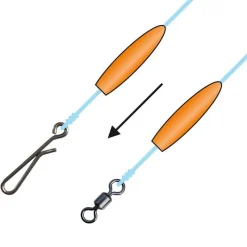 SUNSET Montages / Hameçons-Manchon Protège Nœuds (x24)