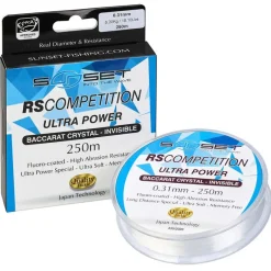 SUNSET Tresses, Nylons, Fluorocarbones-Monofilament Rs Competition Ultra Power Baccarat Crystal