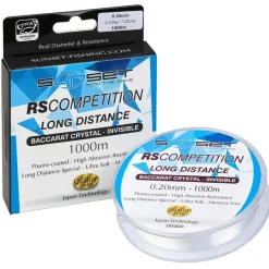 SUNSET Tresses, Nylons, Fluorocarbones-Monofilament Rs Competition Long Distance Baccarat Crystal 1000m