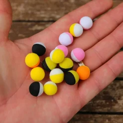 MACK2 Appâts Et Fabrication-Mousse Zig Rig Ziggy Foam Boilie Two Tone (x6)