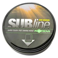 KORDA Filaments-Nylon carpe subline 1000m brown