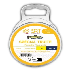 SERT Tresses, Nylons, Fluorocarbones-Nylon SRT SPECIAL TRUITE 150M - Fluo Jaune