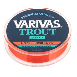 VARIVAS Tresses, Nylons, Fluorocarbones-Nylon Trout orange 100m