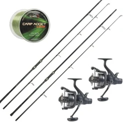 MACK2 Packs-Pack 2 Carp Addict Evo 10' 3.5lbs + 2 Carp Addict 6000 FR + Nylon
