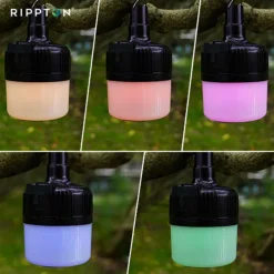 RIPPTON Packs-Pack Bite Keeper Black 4+1 +Firefly Biwy Light