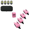 RIPPTON Packs-Pack Bite Keeper Pink 4+1 + 4 Silver Bullet Bobbin