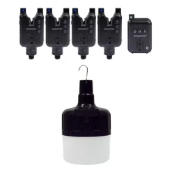 RIPPTON Packs-Pack Bite Keeper Pro 4+1 Black + Firefly Biwy Light