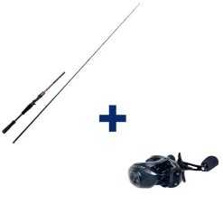 EVOK Packs Et Ensembles-Pack Canne Invictus V2 1.96m, 7-21g + Moulinet Casting Invictus 150HL