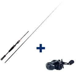 EVOK Packs Et Ensembles-Pack Canne Invictus V2 1.96m, 7-21g + Moulinet Casting Invictus 150HL